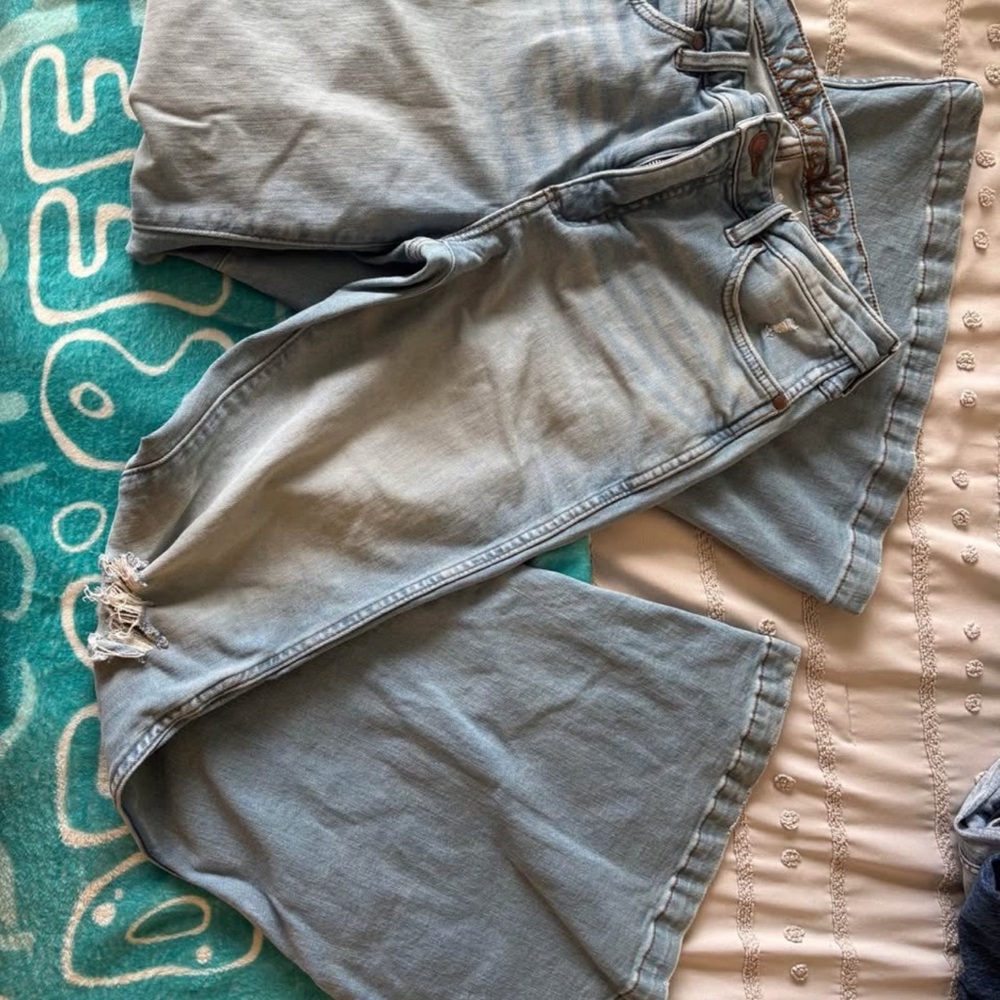 Wrangler Light Blue Flared Denim